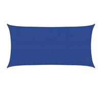 vidaXL Voile d'ombrage 160 g/m² rectangulaire Bleu 3x6 m PEHD, Voile de Soleil, Voile d’ombrage, Store de Patio, Voile de Pare-Soleil, Voile de Jardin