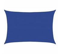 vidaXL Voile d'ombrage 160 g/m² rectangulaire Bleu 4x5 m PEHD