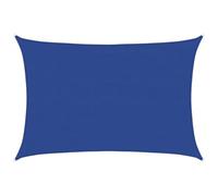 vidaXL Voile d'ombrage 160 g/m² rectangulaire Bleu 4x6 m PEHD, Voile de Soleil, Voile d’ombrage, Store de Patio, Voile de Pare-Soleil, Voile de Jardin