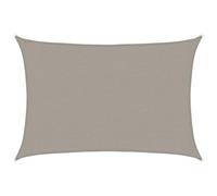 Vidaxl Voile D'ombrage 160 G/M² Rectangulaire Gris Clair 2,5x3,5m Pehd