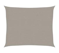 vidaXL Voile d'ombrage 160 g/m² rectangulaire gris clair 2,5x3 m PEHD, voile de soleil, voile d’ombrage, store de patio, voile de pare-soleil