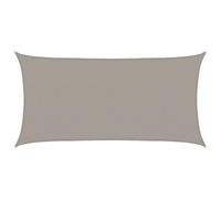 vidaXL Voile d'ombrage 160 g/m² rectangulaire Gris Clair 2x3,5 m PEHD, Voile de Soleil, Voile d’ombrage, Store de Patio, Voile de Pare-Soleil