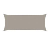 vidaXL Voile d'ombrage 160 g/m² rectangulaire Gris Clair 2x5 m PEHD