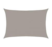 vidaXL Voile d'ombrage 160 g/m² rectangulaire Gris Clair 3,5x4,5m PEHD
