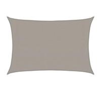 Vidaxl Voile D'ombrage 160 G/M² Rectangulaire Gris Clair 3x5 M Pehd