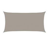 vidaXL Voile d'ombrage 160 g/m² rectangulaire gris clair 3x6 m PEHD