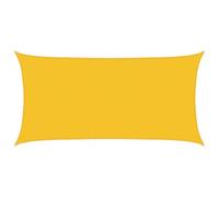 Vidaxl Voile D'ombrage 160 G/M² Rectangulaire Jaune 2x2,5 M Pehd