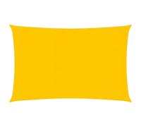 Vidaxl Voile D'ombrage 160 G/M² Rectangulaire Jaune 3,5x5 M Pehd