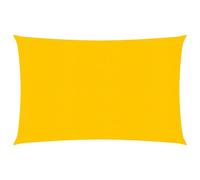 Vidaxl Voile D'ombrage 160 G/M² Rectangulaire Jaune 5x6 M Pehd
