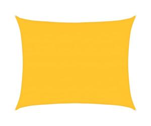 vidaXL Voile d'ombrage 160 g/m² rectangulaire Jaune 6x8 m PEHD