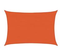 vidaXL Voile d'ombrage 160 g/m² rectangulaire Orange 4x5 m PEHD, Voile de Soleil, Voile d’ombrage, Store de Patio, Voile de Pare-Soleil