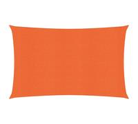 Vidaxl Voile D'ombrage 160 G/M² Rectangulaire Orange 5x7 M Pehd