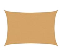vidaXL Voile d'ombrage rectangulaire 160 g/m² PEHD 2x3 m Sable