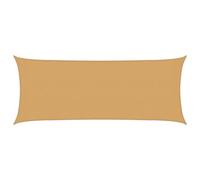 vidaXL Voile d'ombrage 160 g/m² rectangulaire Sable 2x4,5 m PEHD, Voile de Soleil, Voile d’ombrage, Store de Patio, Voile de Pare-Soleil