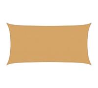 vidaXL Voile d'ombrage 160 g/m² rectangulaire sable 2x4 m PEHD, voile de soleil, voile d’ombrage, store de patio, voile de pare-soleil
