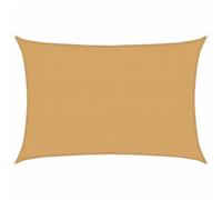 vidaXL Voile d'ombrage rectangulaire 160 g/m² PEHD 3x4 m Sable