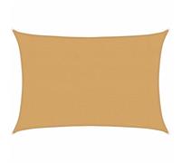 Vidaxl Voile D'ombrage 160 G/M² Rectangulaire Sable 3x4 M Pehd
