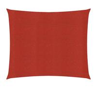 vidaXL Zonnezeil 160 g/mÂ² 2,5x3 m HDPE rood311617 Rouge G