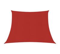 Vidaxl Voile D'ombrage 160 G/M² Rouge 3/4x3 M Pehd Rouge