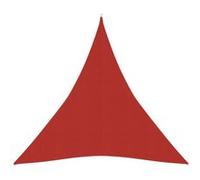 vidaXL Voile d'ombrage 160 g/m² Rouge 3x4x4 m PEHD Rouge G