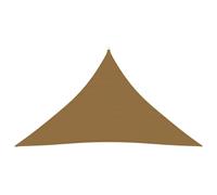 vidaXL Zonnezeil 160 g/mÂ² 2,5x2,5x3,5 m HDPE taupe311416 Taupe