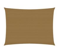Vidaxl Voile D'ombrage 160 G/M² Taupe 2,5x3,5 M Pehd