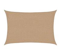 Voile d'Ombrage 160 g/m² Taupe 2x2,5 m PEHD Ecran Solaire Terrasse vidaXL
