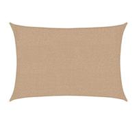 vidaXL Voile d'ombrage 160 g/m² PEHD Taupe 2×3 m
