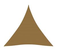 Vidaxl Voile D'ombrage 160 G/M² Taupe 3x3x3 M Pehd