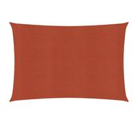 vidaXL Voile d'Ombrage Protection Voile Solaire Voile de Parasol Anti UV Jardin Patio Terrasse Balcon Extérieur 160 g/m² 311345 Orange G