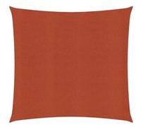 vidaXL Voile d'ombrage 160 g-m² Terre cuite 2x2 m PEHD Marron G