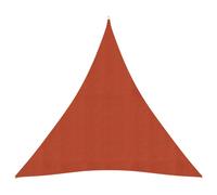 Vidaxl Voile D'ombrage 160 G/M² Terre Cuite 3x3x3 M Pehd