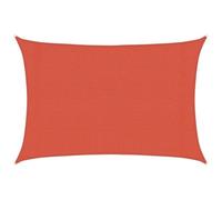 vidaXL Voile d'ombrage 160 g/m² Terre Cuite 3x5 m PEHD, Voile de Parasol, bâche de Parasol, écran Solaire, voiles de Parasol, bâches de Parasol