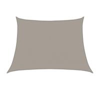 vidaXL Voile d'ombrage 160 g/m² trapèze Gris Clair 4/5x3 m PEHD