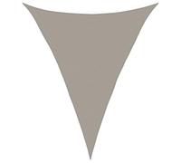 Vidaxl Voile D'ombrage 160 G/M² Triangulaire Gris Clair 5x7x7 M Pehd