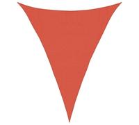 vidaXL Voile d'ombrage 160 g/m² Triangulaire Terre Cuite 3x4x4 m PEHD, Voile de Soleil, Voile d’ombrage, Store de Patio, Voile de Pare-Soleil