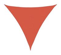 vidaXL Voile d'ombrage 160 g/m² Triangulaire Terre Cuite 6x6x6 m PEHD, Voile de Soleil, Voile d’ombrage, Store de Patio, Voile de Pare-Soleil