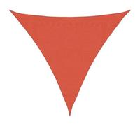 vidaXL Voile d'ombrage 160 g/m² Triangulaire Terre Cuite PEHD, Voile de Soleil, Voile d’ombrage, Store de Patio, Voile de Pare-Soleil, Voile de Jardin