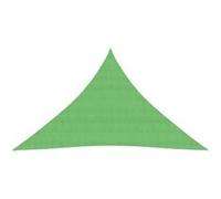 vidaXL Voile d'ombrage PEHD 160 g/m² 3,5x3,5x4,9 m Vert clair