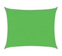vidaXL Voile d'ombrage 160 g/m² Vert Clair 6x7 m PEHD