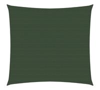 Zonnezeil 160 g/mÂ² 2,5x2,5 m HDPE donkergroen311438