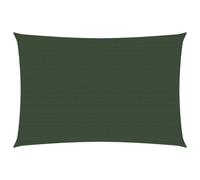 Vidaxl Voile D'ombrage 160 G/M² Vert Foncé 2,5x3,5 M Pehd Vert
