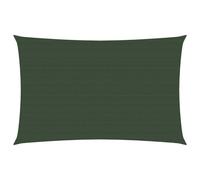 Vidaxl Voile D'ombrage 160 G/M² Vert Foncé 2x4 M Pehd Vert