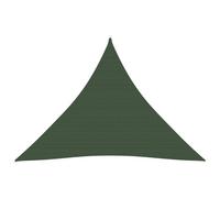 Vidaxl Voile D'ombrage 160 G/M² Vert Foncé 4,5x4,5x4,5 M Pehd Vert