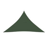 Vidaxl Voile D'ombrage 160 G/M² Vert Foncé 4x4x5,8 M Pehd Vert