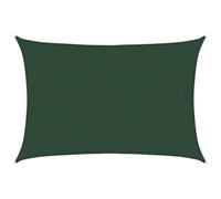 vidaXL Voile d'ombrage 160 g/m² Vert foncé 4x5 m PEHD