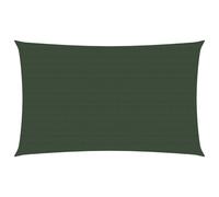Vidaxl Voile D'ombrage 160 G/M² Vert Foncé 4x6 M Pehd Vert