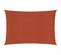 Vidaxl Voile D'ombrage 160g/M² Rectangulaire Terre Cuite 3,5x4,5m Pehd