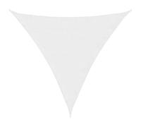 vidaXL Voile d'ombrage Blanc 2x2x2 m 100% Polyester Oxford, bâche de Voile d'ombrage, auvent d'ombrage, auvent de fête, Voile d'ombrage de Patio