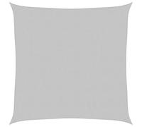 vidaXL Voile d'ombrage 3x3 m Gris clair 100% Polyester Oxford